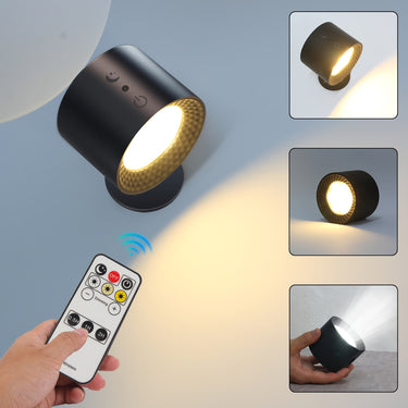 Smart Magnetic Wall Lamp – USB Night Light with Remote & Dimming